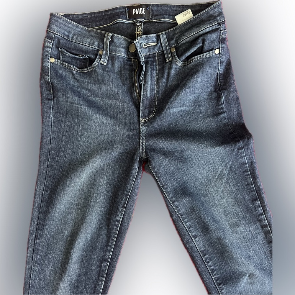 “Paige” Blue Denim Jeans